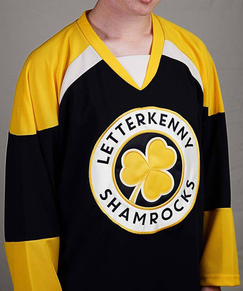 yellow hockey jersey