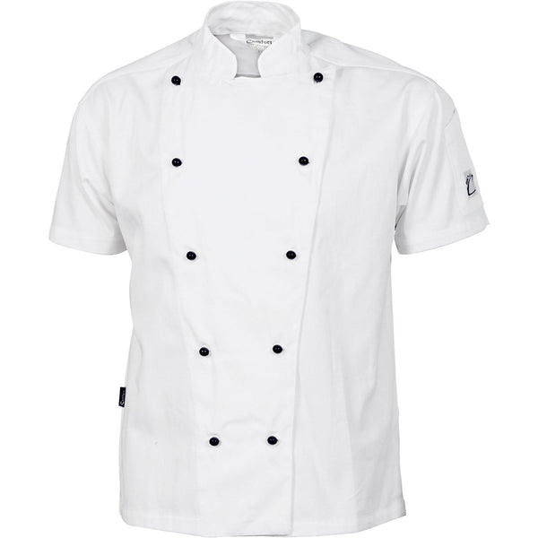 Buy DNC Cotton Short Sleeve Chef Jacket - 1103 Online | Queensland ...