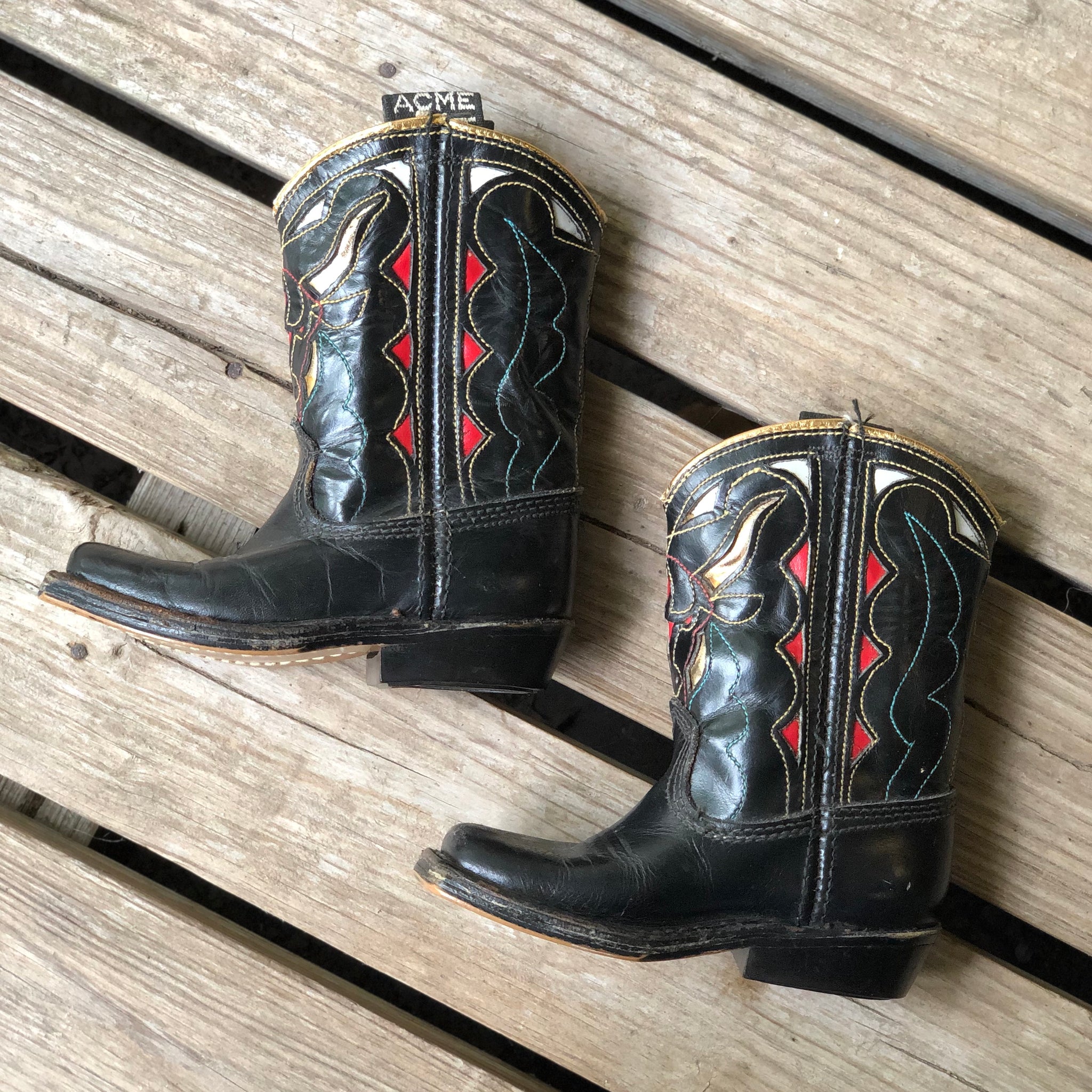 youth size 4 cowboy boots