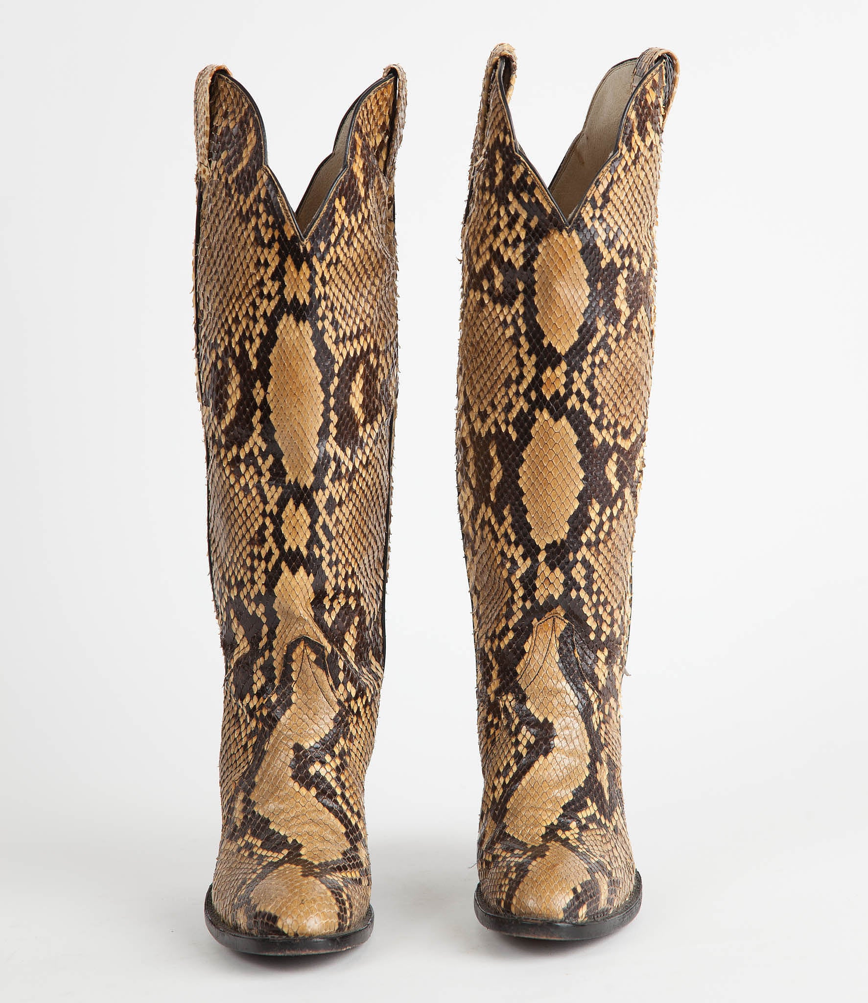 vintage snakeskin boots