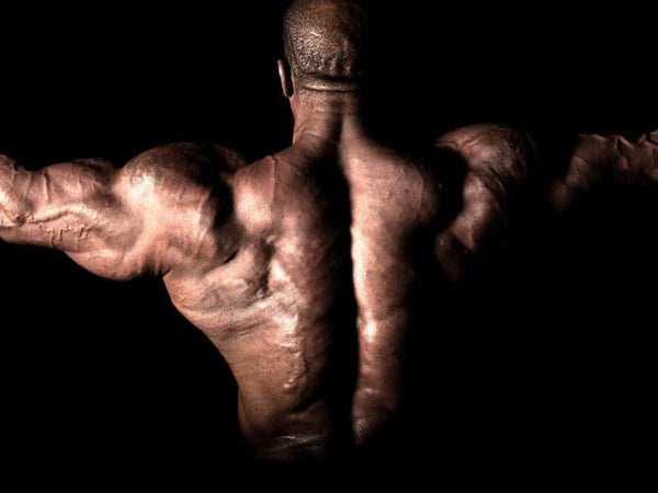 back shot of Ronnie Coleman