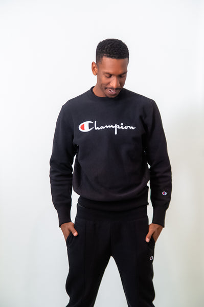 champion reverse weave crew neck