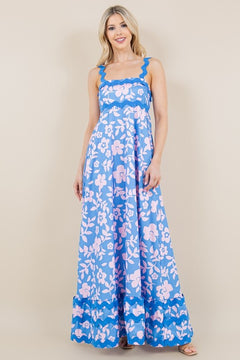 Flowers In the Sky Maxi Dress