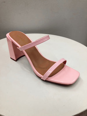 Kickback Strap Heel - Light Pink - Red's Boutique Online
