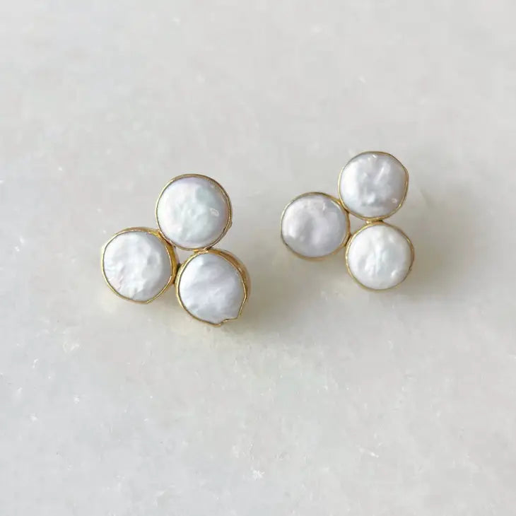 The Clara Stud Earrings by Mary K Kendig