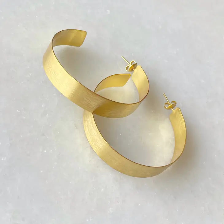The Lennox Hoop Large Earring by Mary K Kendig