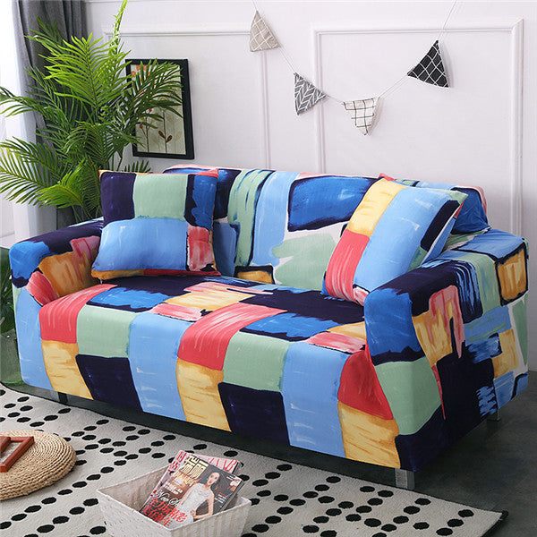 Modern Elastic Living Room Spandex Slipcovers Tight Wrap Couch Cover
