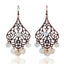 Bohemian boho acrylic beads tassel earrings