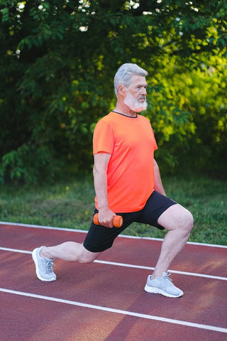 Man doing lunges