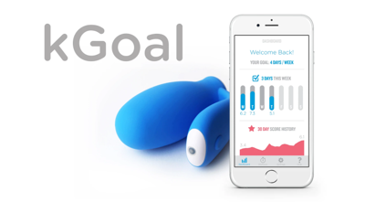 kGoal Kegel exercise trainer with app