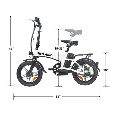 nakto skylark folding bike