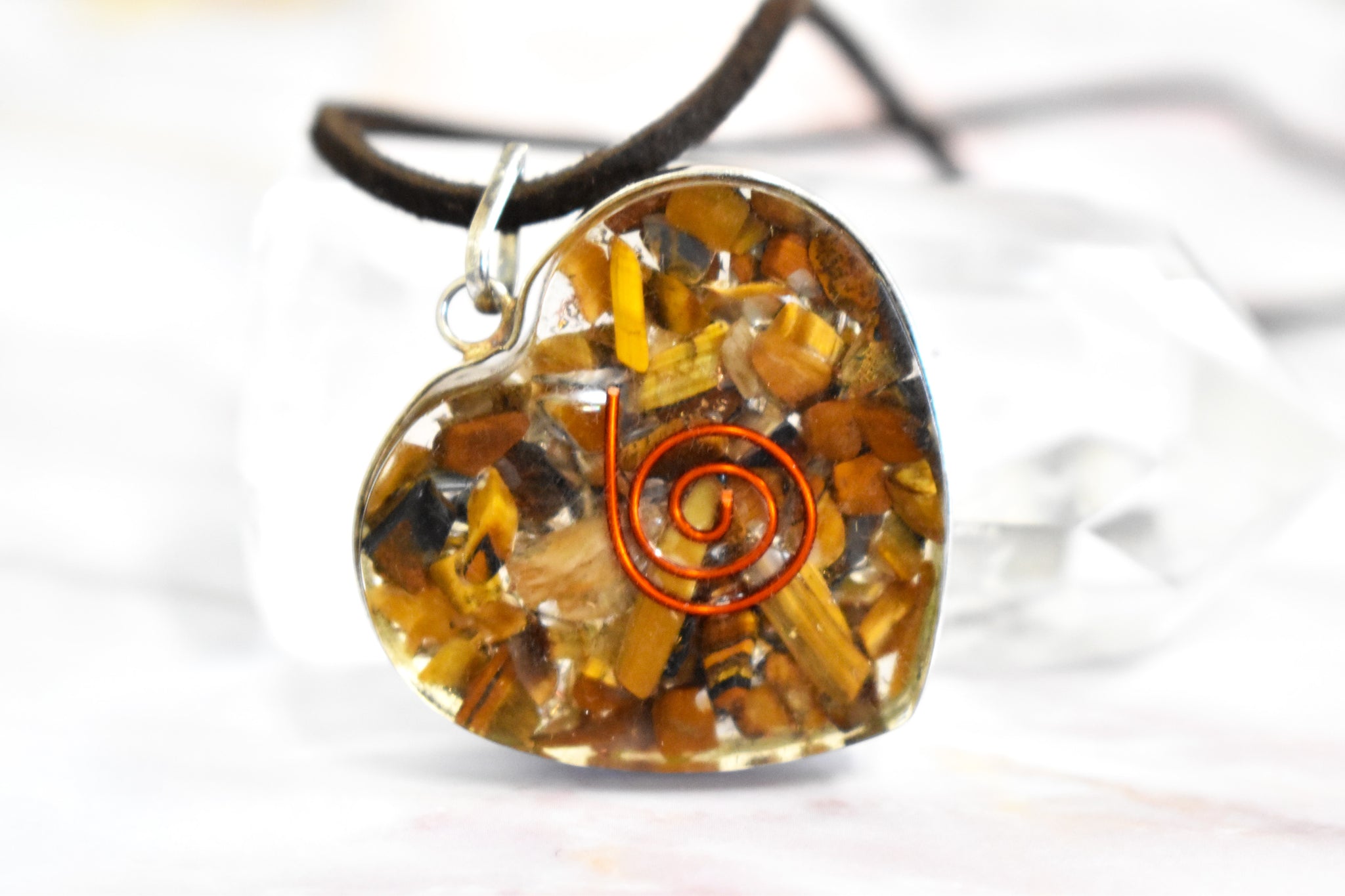 tigers eye heart