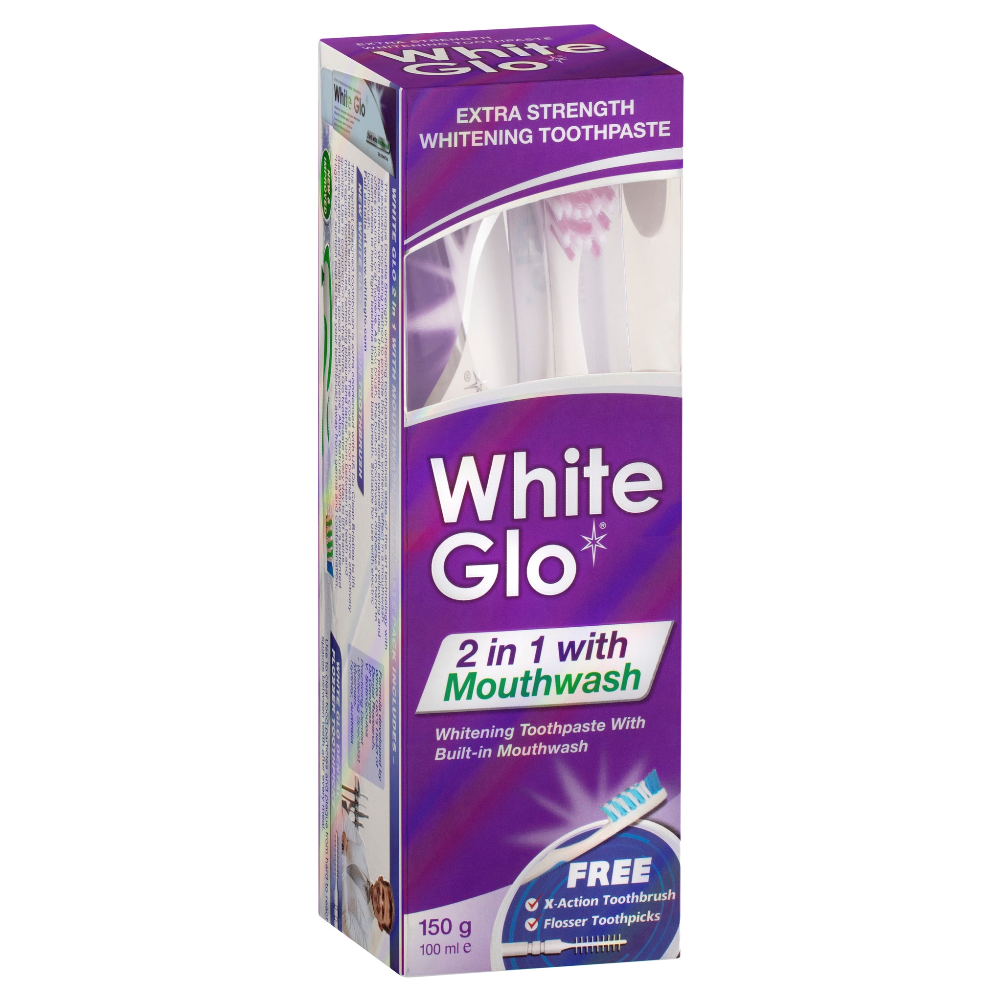 white glo 2 in 1 toothpaste