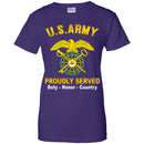 US Army Quartermaster Corps Proudly Served Ladies' T-Shirt