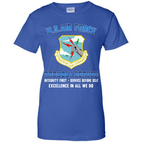 US Air Force Strategic Air Command Proudly Served Ladies' T-Shirt