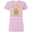 US US Army E-9 Sergeant Major of the Army E9 SMA Noncommissioned Officer Proudly Served Ladies' T-Shirt