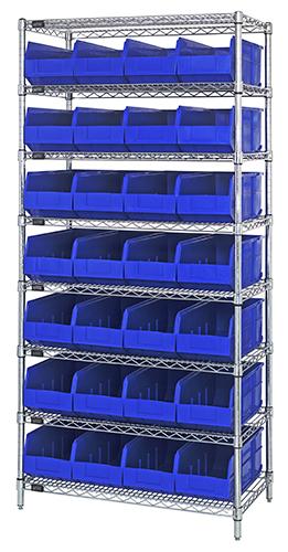 Bins & Systems, Stackable Shelf Bins