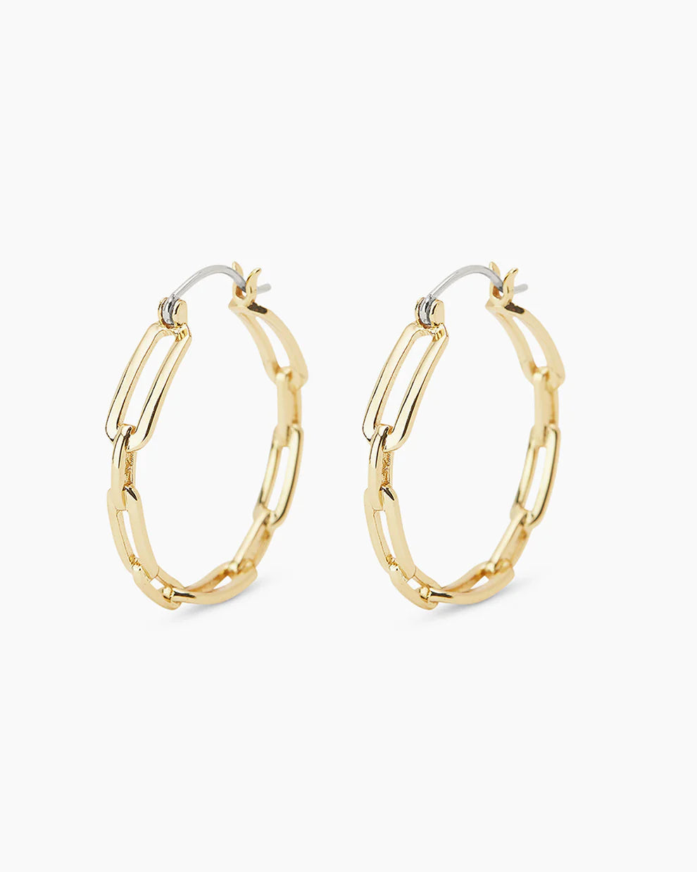 Parker Link Small Hoop Earrings | Gorjana