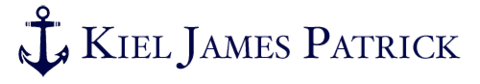 Kiel James Patrick logo