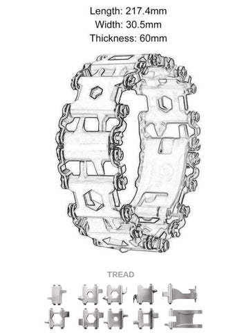 Multi Functional Tread Bracelet Function