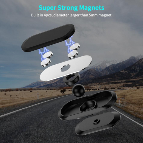 Black Magnetic Phone Mount