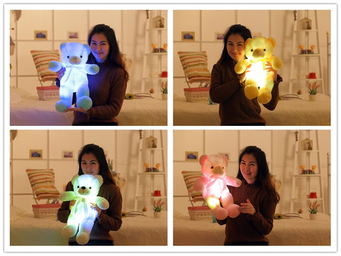 Multi Color LED Teddy Bear