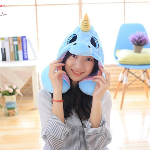 Unicorn Head Pillow