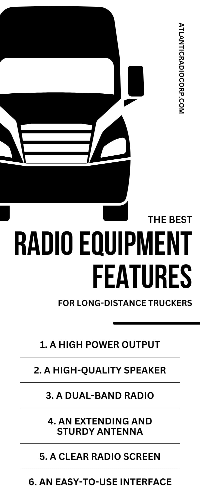 The Best Radio Equipment Features for Long-Distance Truckers