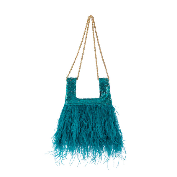 Topshop on sale feather bag