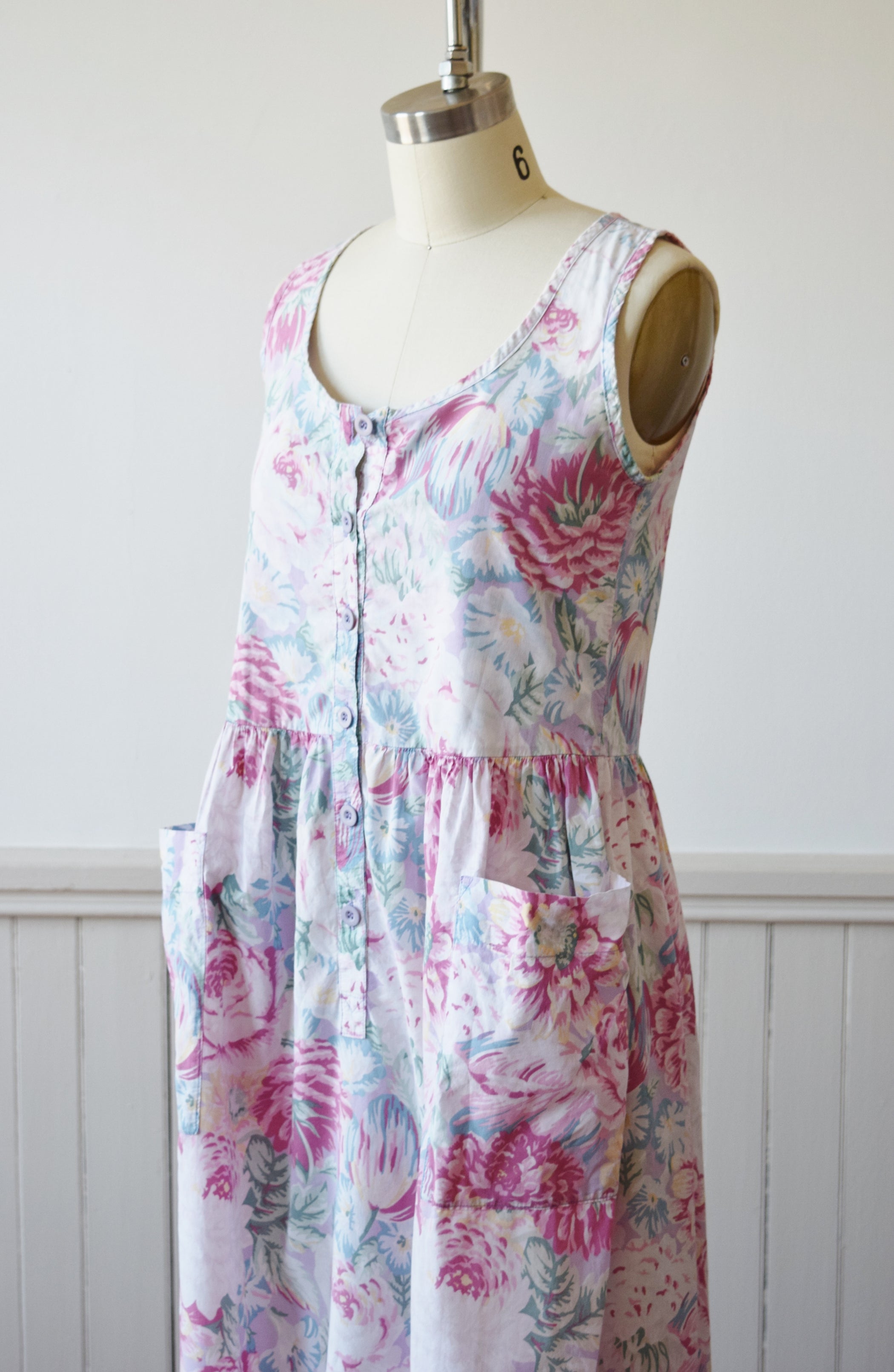 Laura Ashley Pocket Floral Dress | 1980s | S — we, mcgee