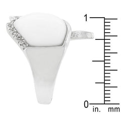 Snow Cap Cocktail Ring freeshipping - Higher Class Elegance