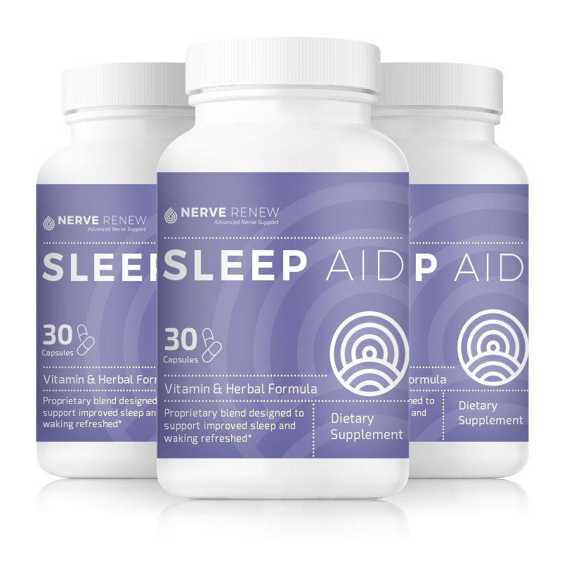Sleep Aid (3 Bottles) - Save $18 Off Reg. Price – NerveRenew