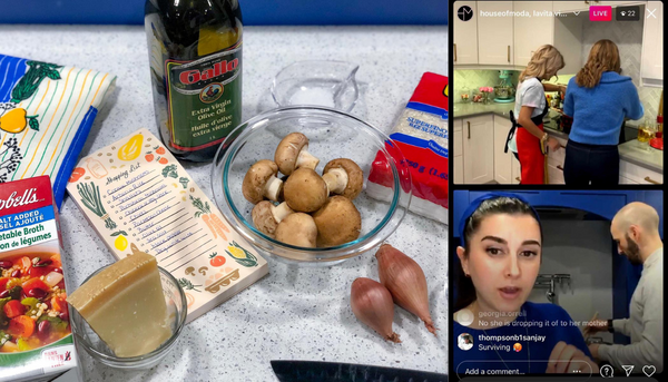 Instagram Live Cooking