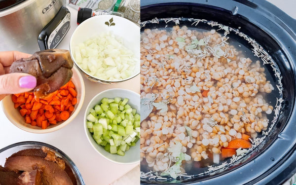 Ham & Pea Soup Ingredients