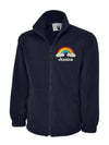 NHS Rainbow Clouds Fleece Jacket | Wipeout Creations