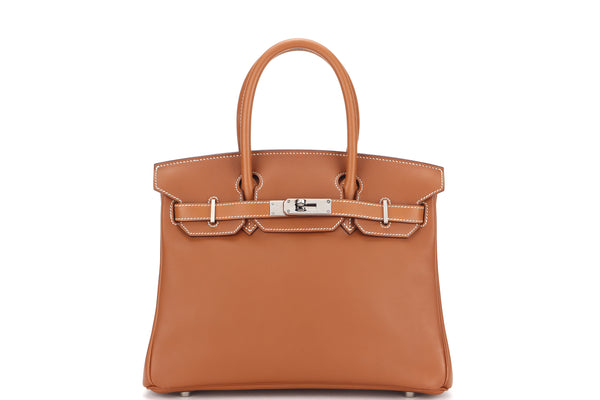 hermes birkin 35 (stamp o) gold clemence leather silver hardware, with  keys, lock, raincoat & dust cover