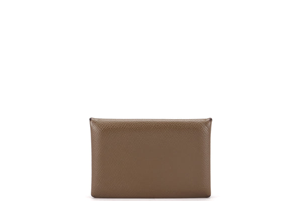 Hermes Mc² Euclide Card Holder H043033CA18, Brown, One Size