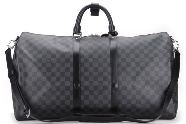 Gray Louis Vuitton Aerogram Keepall City Crossbody Bag – Designer