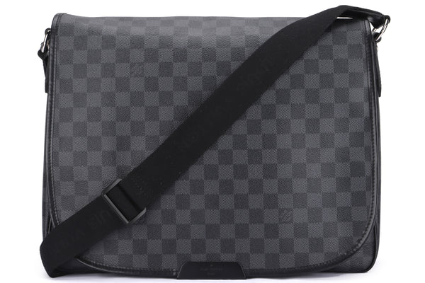 louis vuitton n41357 neverfull (fl4050) gm damier ebene canvas gold  hardware, with dust cover