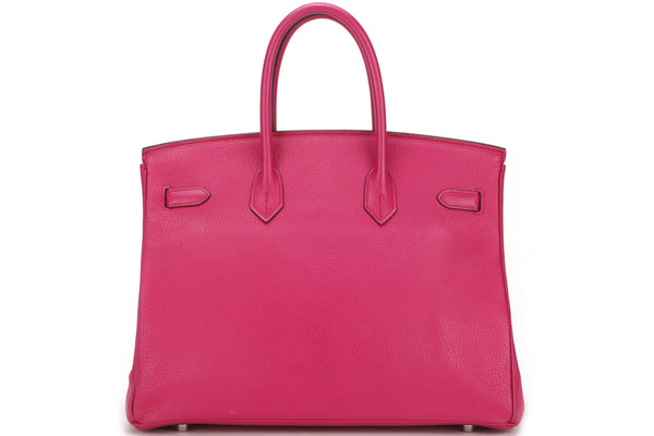 Hermes Birkin 30 Handbag Bicolored p5 Pink Chevre Myzore PHW