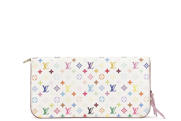 Louis Vuitton M62402 Long Zip Around Wallet With Tassel Monogram Canvas  Pink Interior