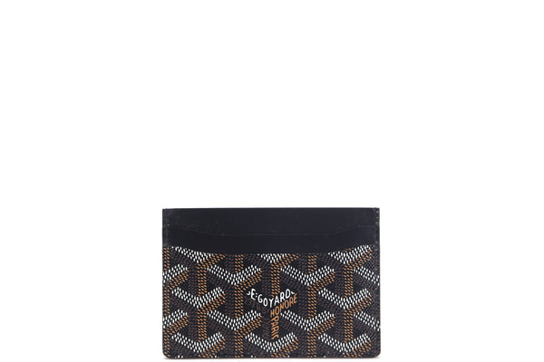 Goyard Victoire Wallet Black in Canvas/Calfskin - US