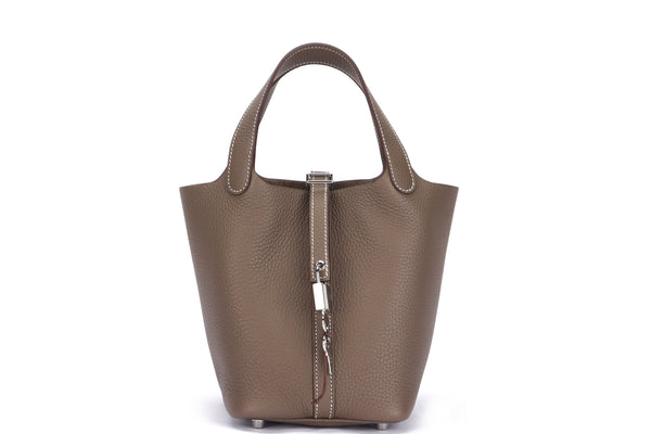 Hermès Constance PM 24cm Veau Epsom Etain Gold Hardware – SukiLux