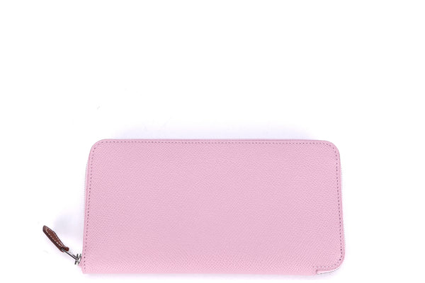 Hermès Pink Epsom Silk'In Long Wallet