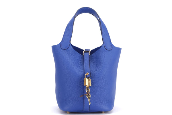 Hermes Lindy 26 Clemence Blue Nuit GHW Stamp D