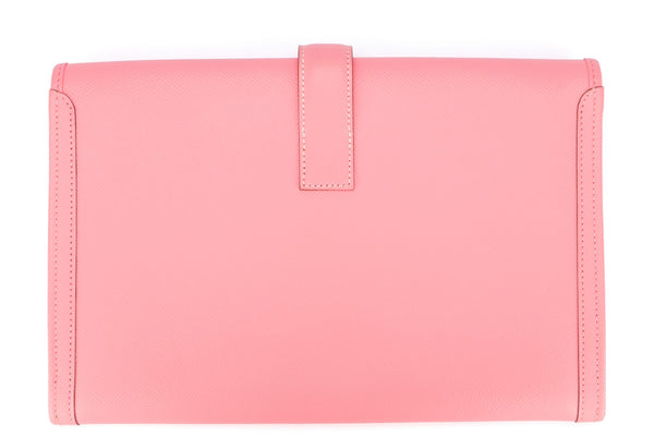 HERMES JIGE 29CM (STAMP X) ROSE CONFETTI EPSOM LEATHER, WTIH DUST COVER ...