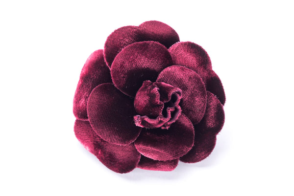 Chanel Black & Pink Tweed Camellia Brooch – Encore Plus