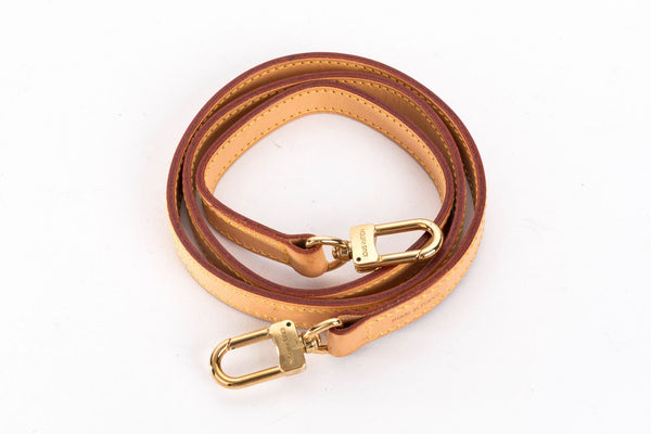 Louis Vuitton Leather Adjustable 25mm Shoulder Strap (SHF-20283) – LuxeDH