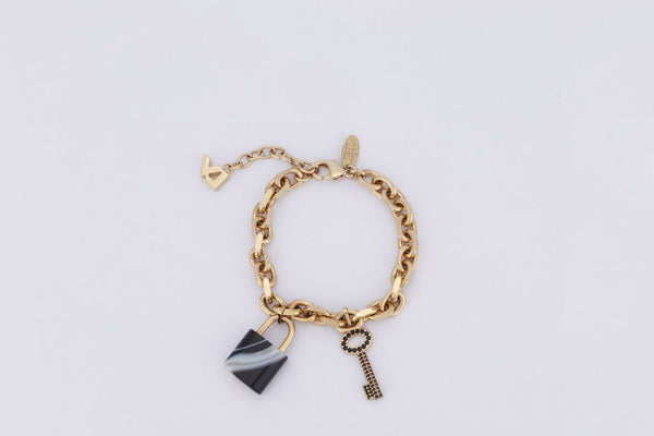 Louis Vuitton Monochain Reverso Bracelet - Black, Palladium-Plated Link,  Bracelets - LOU806404
