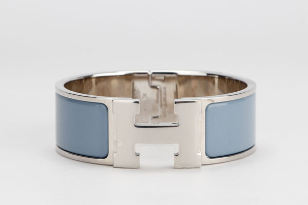 Hermes Tiffany Blue Clic H Bracelet – The Closet